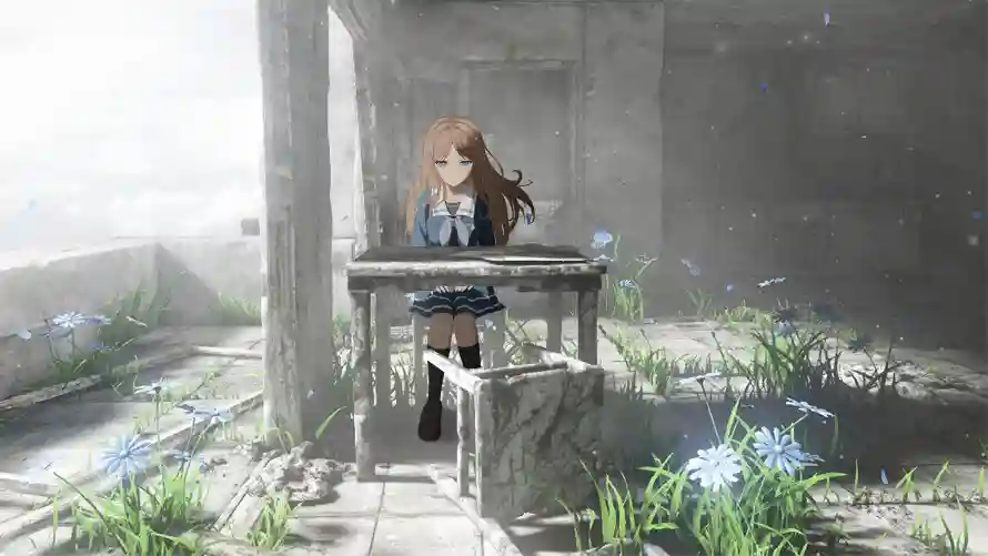 4k孤独壁纸 - 二次元 - 孤寂氛围 - 孤独少女「哲风壁纸」