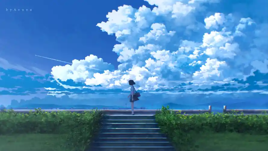 4k云朵壁纸 - 风景 - 云朵风景 - 动漫背景「哲风壁纸」