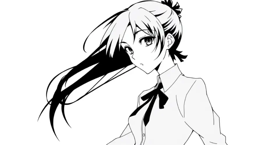 4kAI壁纸 - 黑白风 - 动漫少女 - 手绘风格「哲风壁纸」 4kAI壁纸 - 黑白风 - 动漫少女 - 手绘风格「哲风壁纸」