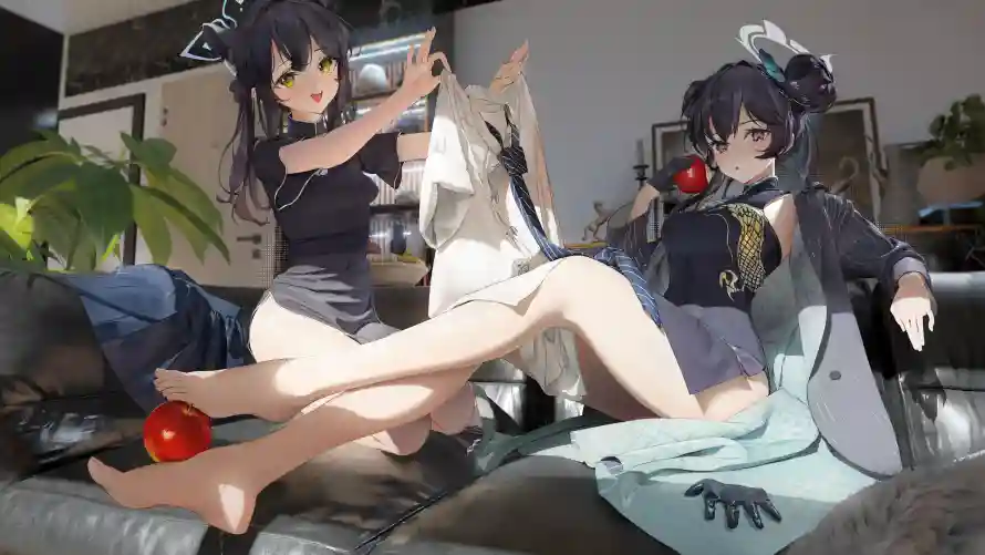 4k可爱壁纸 - 少女 - 动漫插画 - 可爱日常「哲风壁纸」