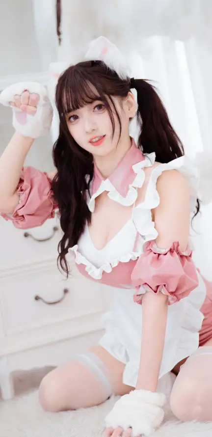 4k可爱壁纸 - 双马尾 - 美少女 - 清新风格「哲风壁纸」