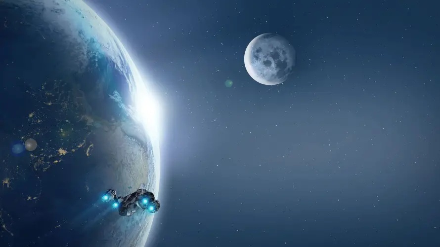 4k太空壁纸 - 宇宙 - 探索 - 星舰「哲风壁纸」