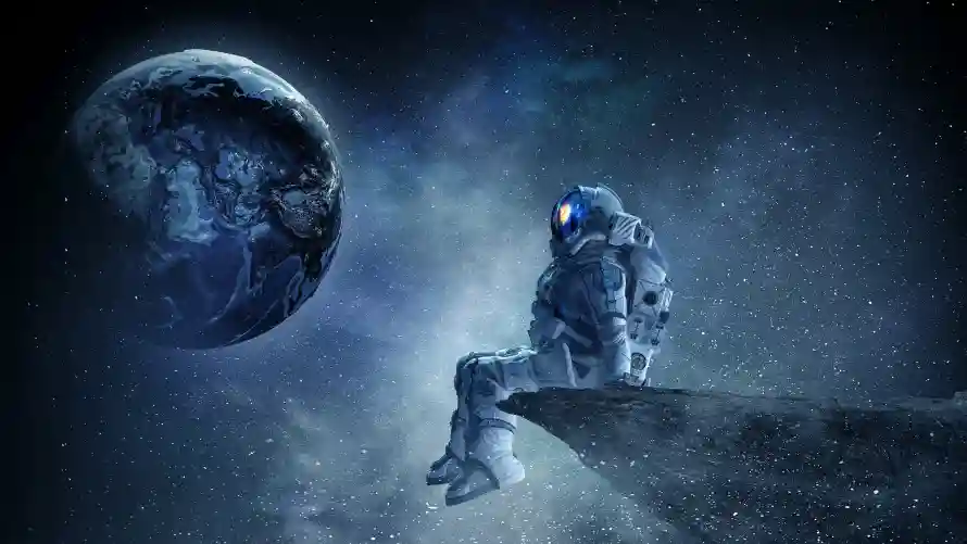 4k凝望壁纸 - 地球 - 太空 - 宇宙「哲风壁纸」