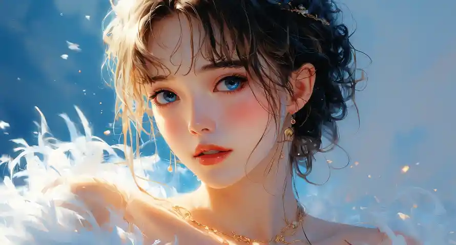 4k御姐壁纸 - 美女 - 雪白 - 黑发「哲风壁纸」