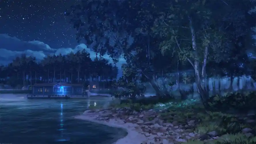 4k风景壁纸 - 二次元 - 动漫背景 - 夜景插画「哲风壁纸」