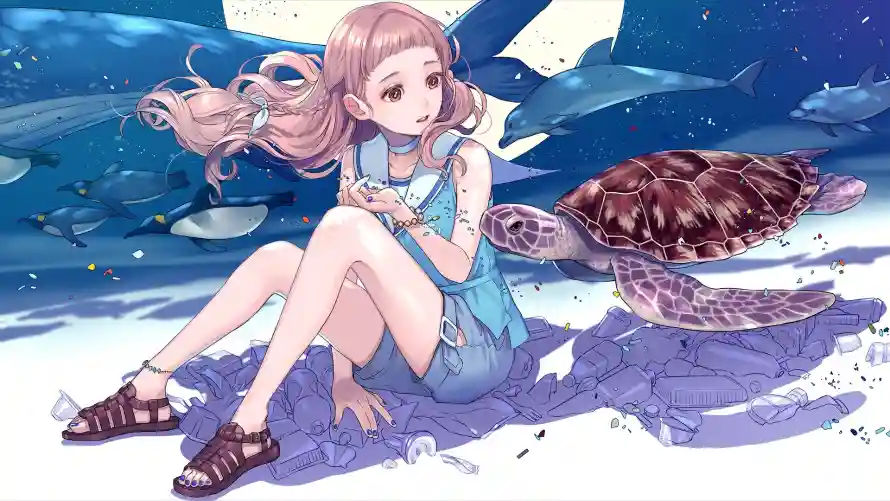 4k女孩壁纸 - 二次元 - 少女动漫 - 治愈插画「哲风壁纸」