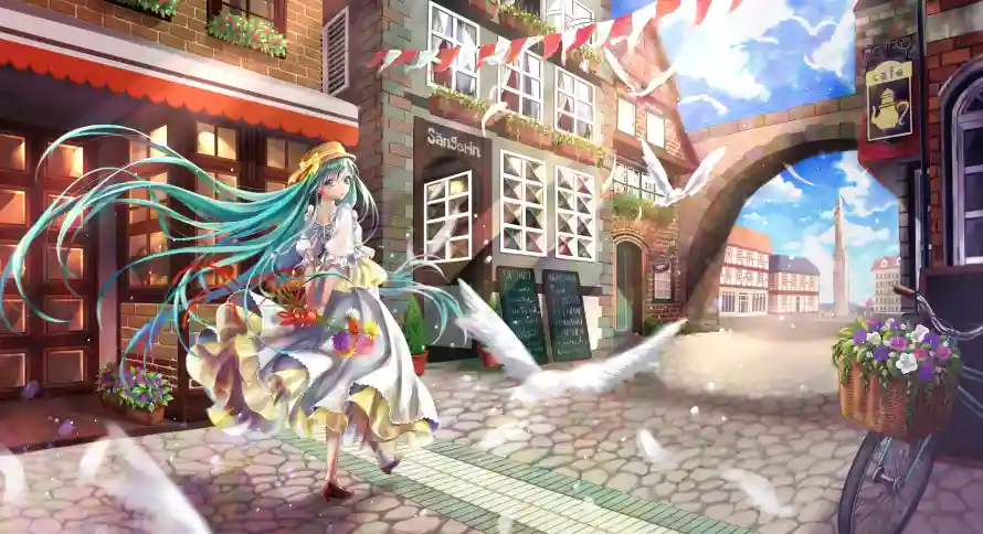 4k初音壁纸 - 二次元 - 初音未来 - 动漫插画「哲风壁纸」