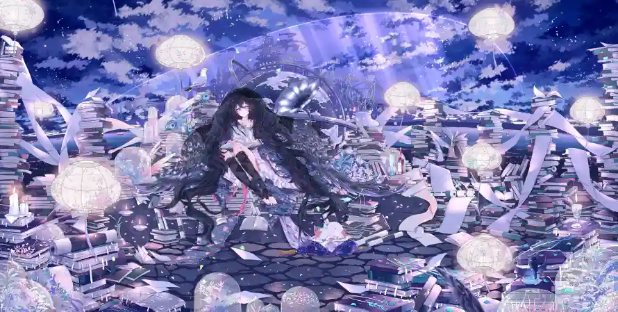 4k女孩壁纸 - 二次元 - 古街插画 - 幻想背景「哲风壁纸」 4k女孩壁纸 - 二次元 - 古街插画 - 幻想背景「哲风壁纸」