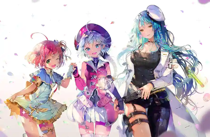 4k女孩壁纸 - 二次元 - 少女动漫 - 彩色光斑「哲风壁纸」 4k女孩壁纸 - 二次元 - 少女动漫 - 彩色光斑「哲风壁纸」