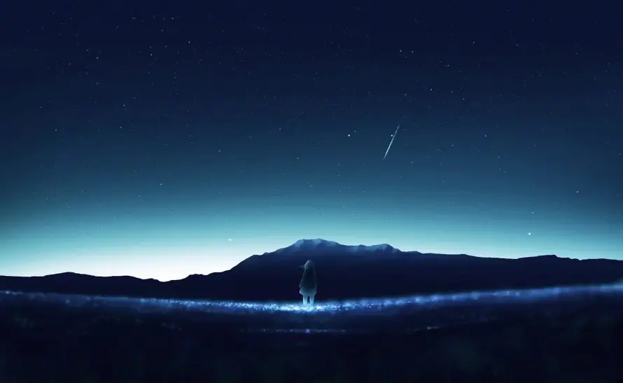 4k场景壁纸 - 夜景 - 山脉 - 星空「哲风壁纸」