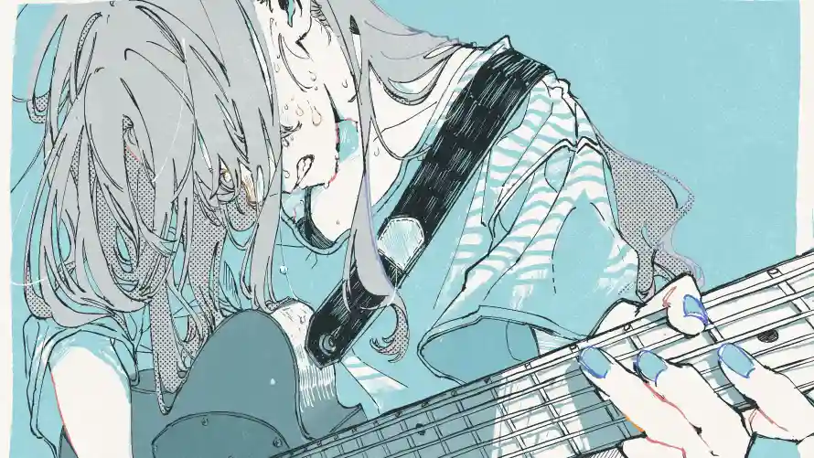 4k女孩壁纸 - 二次元 - 动漫插画 - 吉他少女「哲风壁纸」 4k女孩壁纸 - 二次元 - 动漫插画 - 吉他少女「哲风壁纸」