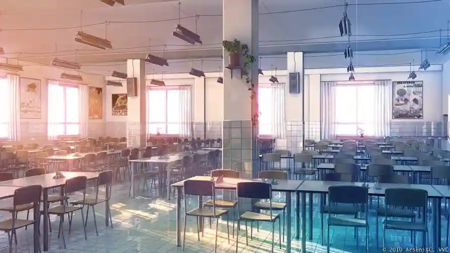 4k场景壁纸 - 二次元 - 教室背景 - 日系校园「哲风壁纸」