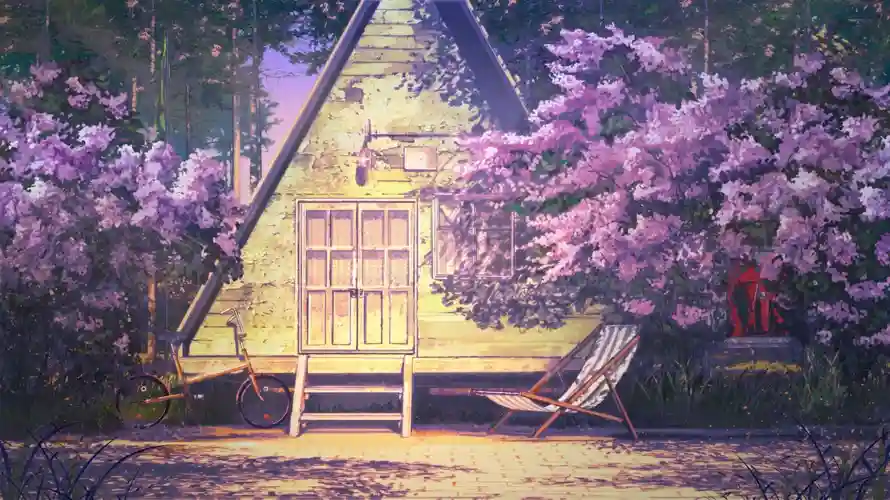 4k场景壁纸 - 二次元 - 春日插画 - 樱花木屋「哲风壁纸」