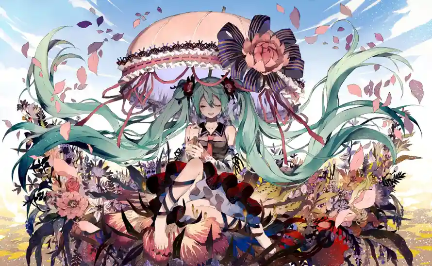 4k初音壁纸 - 二次元 - 初音未来 - 动漫插画「哲风壁纸」