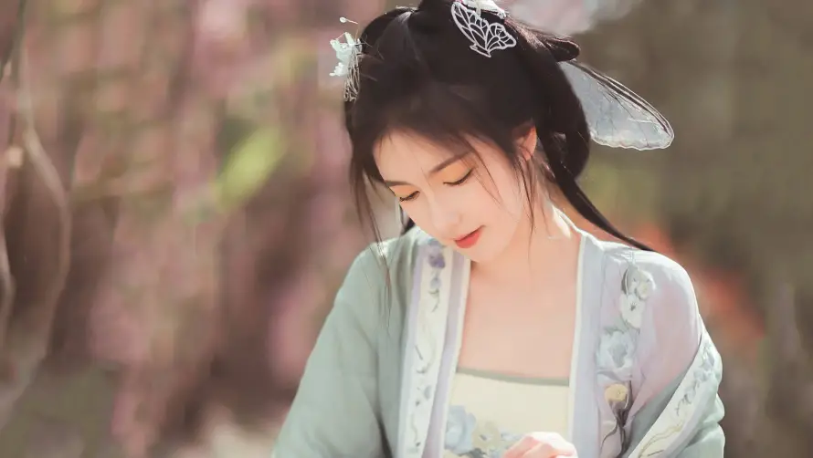 4k美女壁纸 - 艺术 - 东方美学 - 优雅造型「哲风壁纸」
