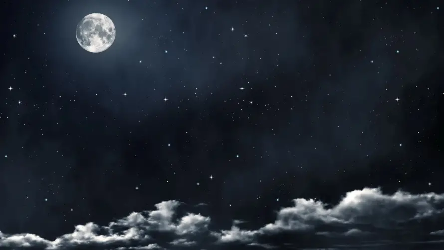 4k云朵壁纸 - 夜景 - 夜空 - 星夜「哲风壁纸」