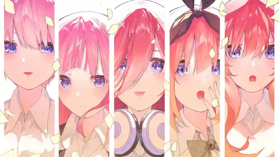4k动漫壁纸 - 五姐妹 - 五等分 - 中野一花「哲风壁纸」