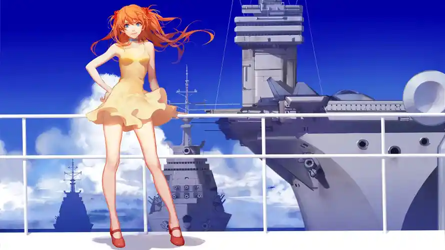 4k军舰壁纸 - 动漫 - 甲板 - eva「哲风壁纸」