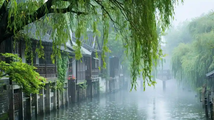 4k自然壁纸 - 风景 - 传统民居 - 古风场景「哲风壁纸」