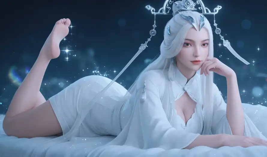 4k剑来壁纸 - 国漫 - 古风美女 - 星空背景「哲风壁纸」