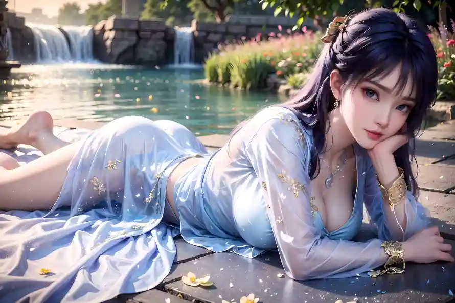 4k国漫壁纸 - 水景 - 遮天 - 古风美女「哲风壁纸」
