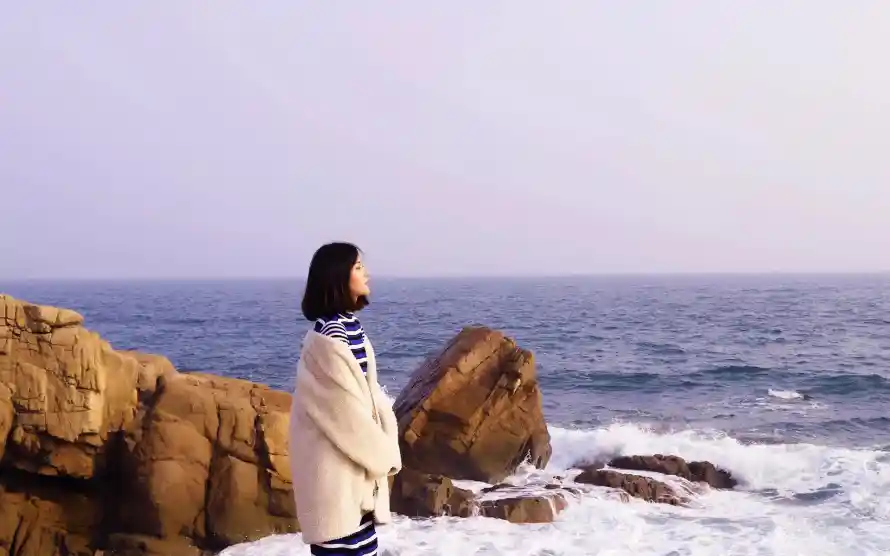 2k海边壁纸-海景图片 - 美女-海浪美景免费下载「哲风壁纸」