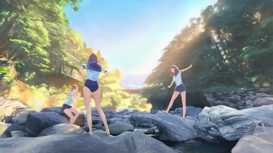 4k女孩壁纸 - 少女 - 户外 - 森林「哲风壁纸」