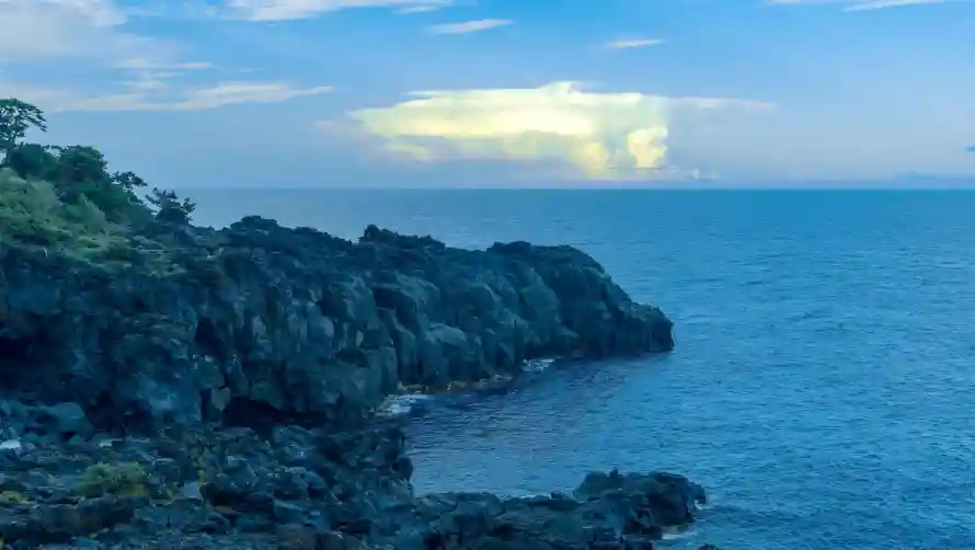 4k自然壁纸 - 风景 - 岩石海岸 - 暮色海洋「哲风壁纸」