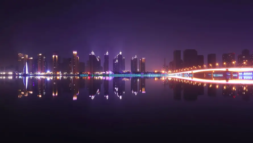 4k都市壁纸 - 风景 - 城市灯光 - 夜景风景「哲风壁纸」