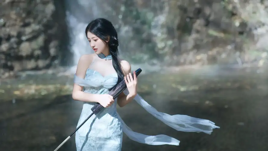 4k剑舞壁纸 - 古风 - 清影 - 美女「哲风壁纸」