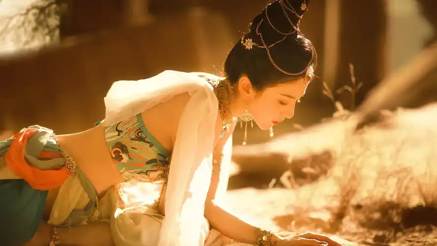 2k古风壁纸-敦煌风和美女-壁纸分享「哲风壁纸」