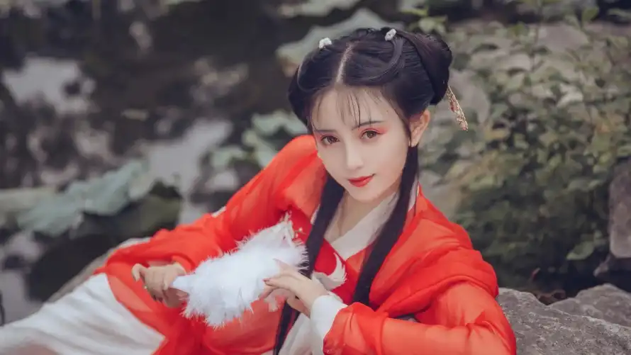 4k古风壁纸 - 美女 - 古典佳人 - 古风摄影「哲风壁纸」