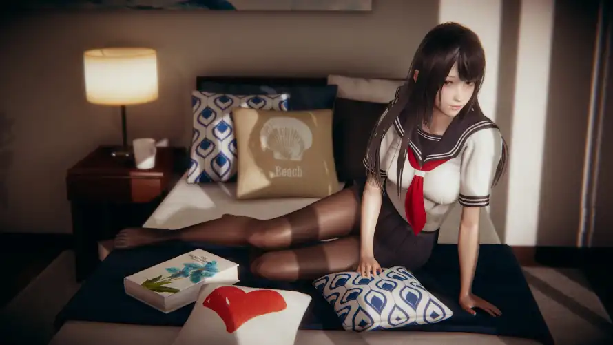 4k卧室壁纸 - 场景 - 女孩 - 少女「哲风壁纸」