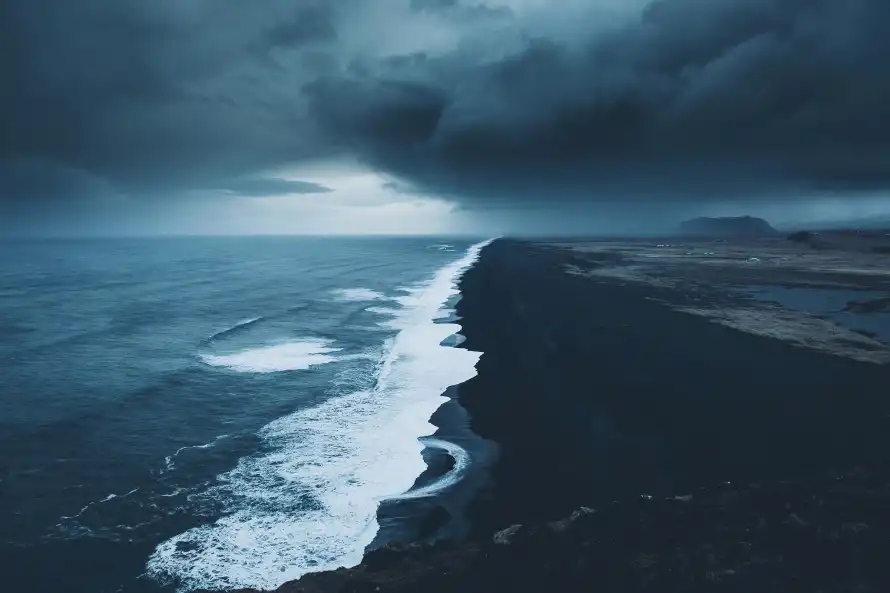 4k海浪壁纸-惊涛骇浪与风景-暗黑海景热门的壁纸「哲风壁纸」