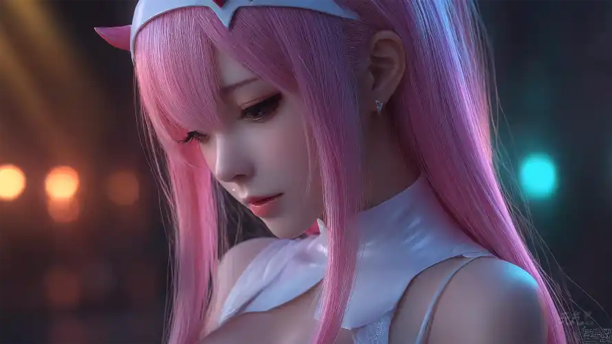 4k猫耳娘壁纸 - 少女壁纸 - 粉发女孩 - 粉发少女「哲风壁纸」
