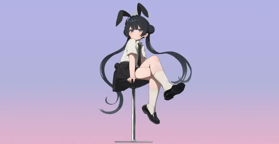 4k少女壁纸 - 二次元 - 动漫少女 - 校服少女「哲风壁纸」