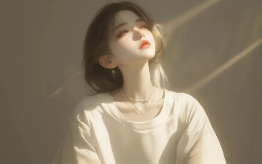 4k暖阳壁纸 - 治愈系 - 少女光影 - 日系清新「哲风壁纸」