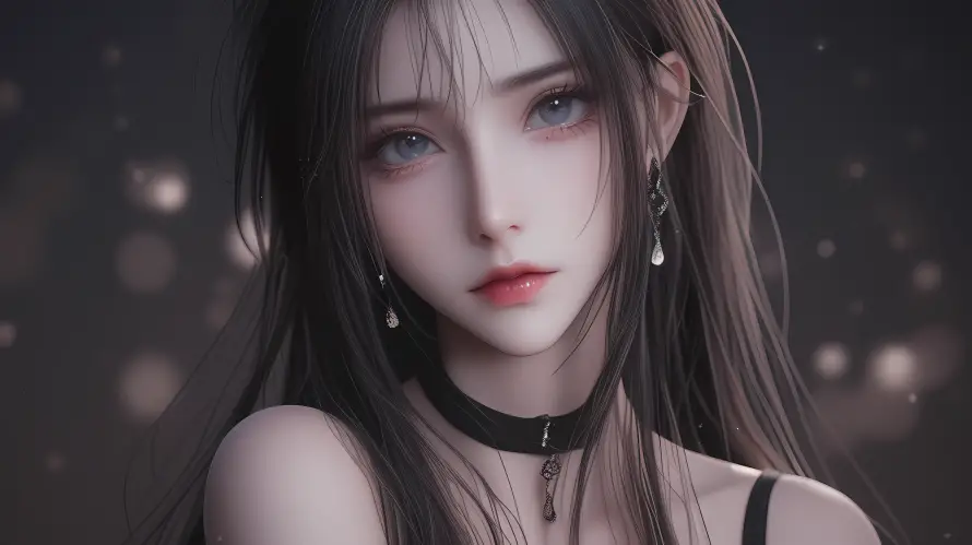 4k古风壁纸 - 美女 - 古风美女 - 星空背景「哲风壁纸」