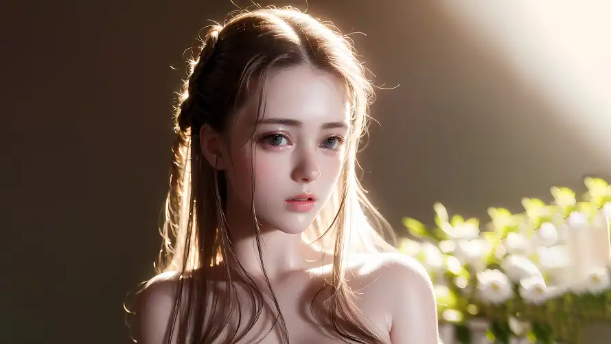 4k女孩壁纸 - 美女 - 唯美光影 - 温柔气质「哲风壁纸」
