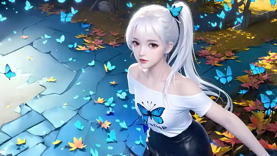 4k清纯壁纸 - 白发 - 清纯少女 - 白发少女「哲风壁纸」 4k清纯壁纸 - 白发 - 清纯少女 - 白发少女「哲风壁纸」
