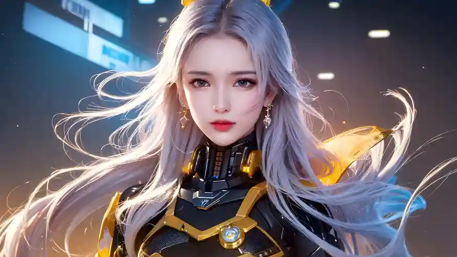 4k战姬壁纸 - 银发 - 科技风 - 战斗少女「哲风壁纸」 4k战姬壁纸 - 银发 - 科技风 - 战斗少女「哲风壁纸」