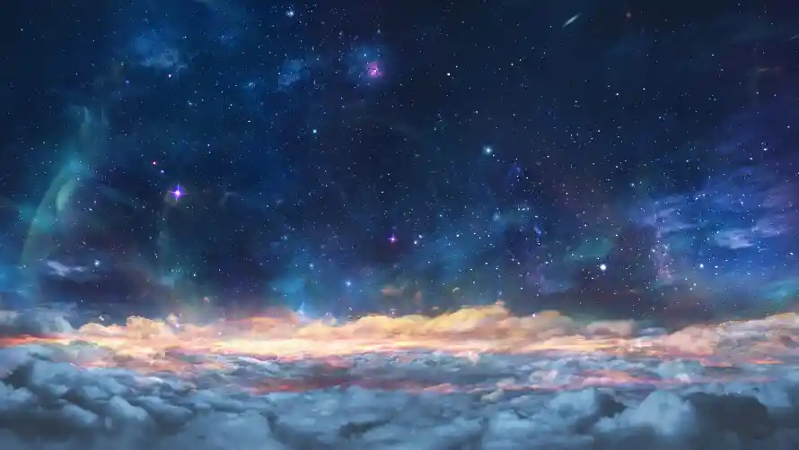 4k云海壁纸 - 云端 - 夜空 - 宇宙「哲风壁纸」