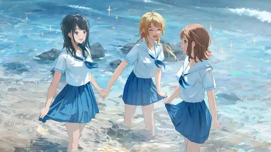 4kjk壁纸 - 少女 - jk制服 - 制服少女「哲风壁纸」