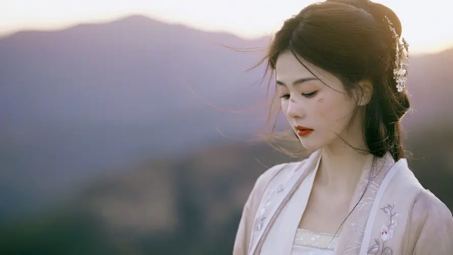 4k古风壁纸 - 美女 - 东方美学 - 古典服饰「哲风壁纸」
