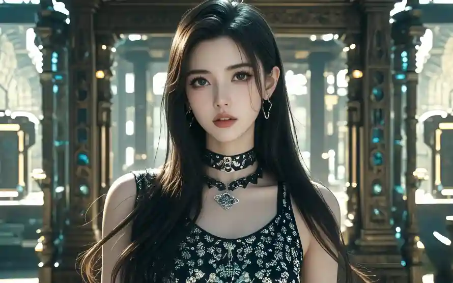 4k优雅壁纸 - 美女 - 中式场景 - 优雅美女「哲风壁纸」