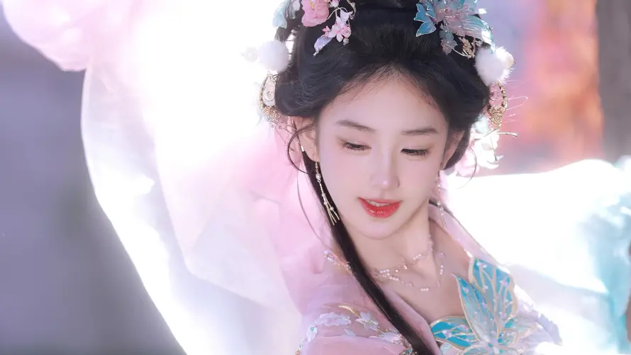 4k古风壁纸 - 美女 - 古典妆容 - 古风美女「哲风壁纸」