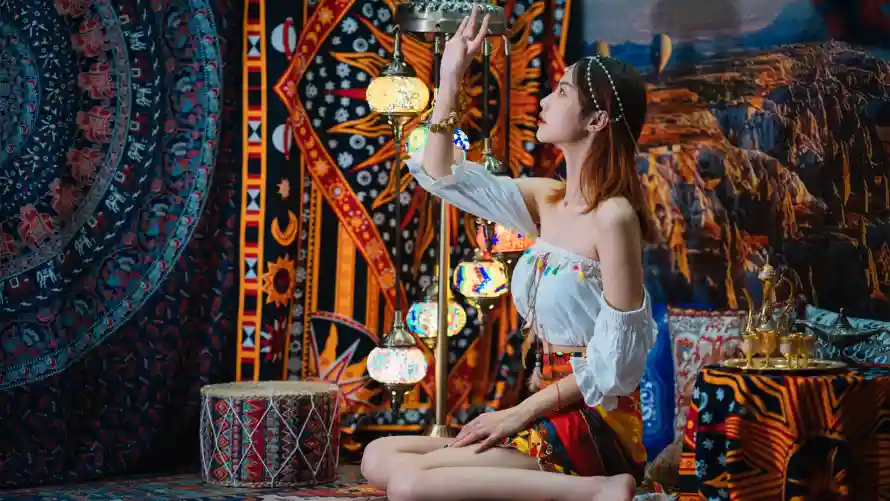 4k美女壁纸 - 艺术 - 中东元素 - 异域风情「哲风壁纸」