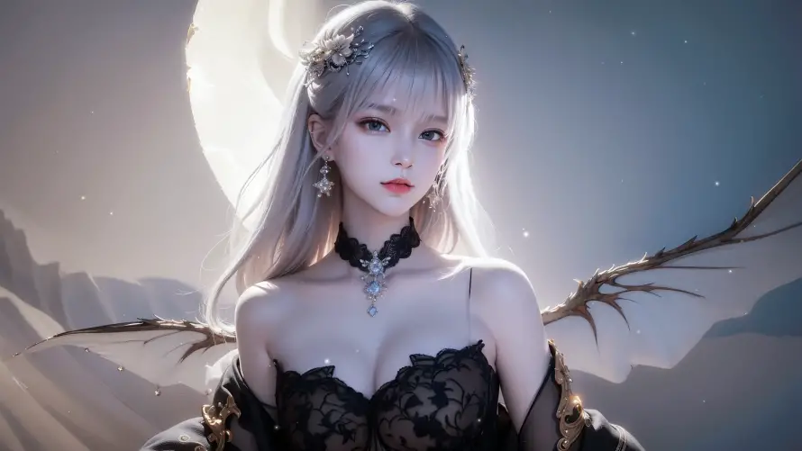 4k美丽壁纸 - 银发 - 奇幻角色 - 幻想美学「哲风壁纸」 4k美丽壁纸 - 银发 - 奇幻角色 - 幻想美学「哲风壁纸」