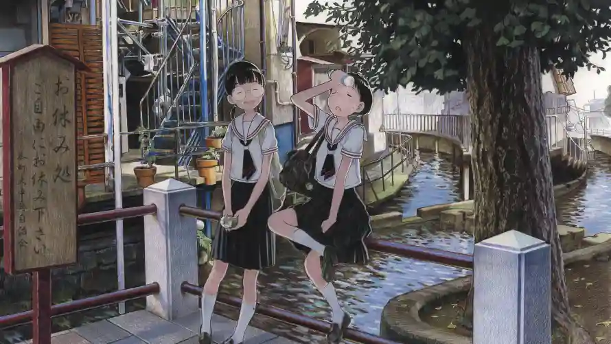 4k女孩壁纸 - 二次元 - 动漫背景 - 日系街景「哲风壁纸」