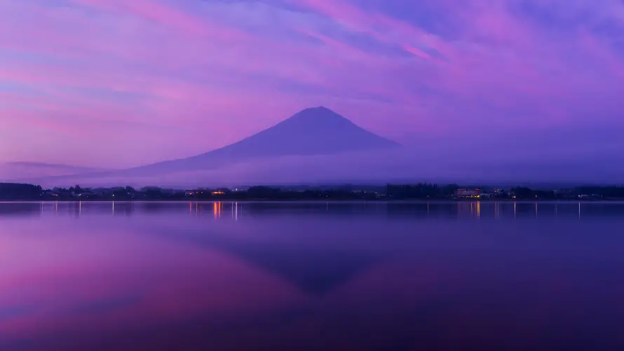 4k湖泊壁纸 - 山 - 水 - 富士山「哲风壁纸」